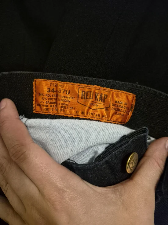 Black Men's Cargo Pants with Utility Pockets - Picture 6 of 6